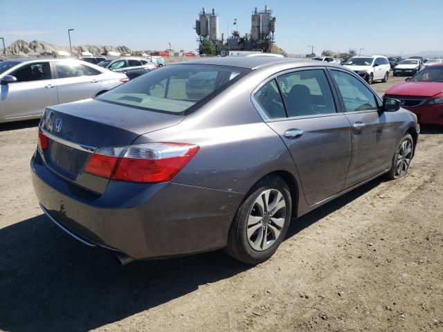 1HGCR2F33EA158075 - 2014 HONDA ACCORD LX GRAY photo 4