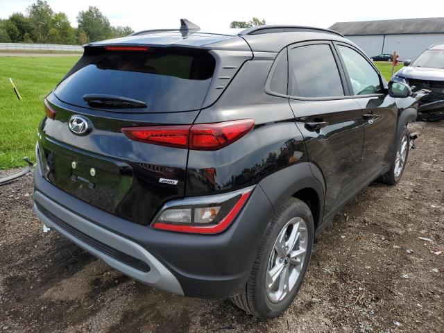 KM8K6CAB0NU892061 - 2022 HYUNDAI KONA BLACK photo 4