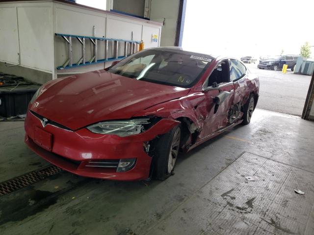 5YJSA1E13GF159930 - 2016 TESLA MODEL S Qırmızı foto 2
