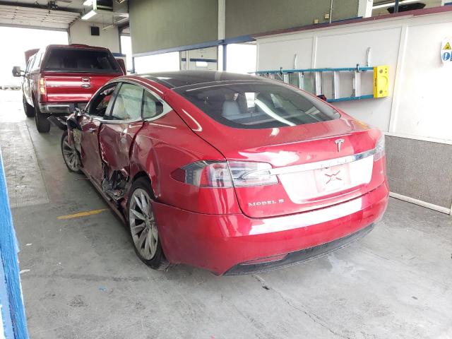 5YJSA1E13GF159930 - 2016 TESLA MODEL S Qırmızı foto 3