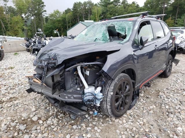 JF2SKARC4LH406909 - 2020 SUBARU FORESTER S CHARCOAL photo 2