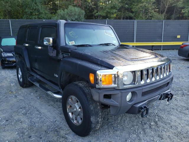 5GTDN13E278196883 - 2007 HUMMER H3 BLACK photo 1