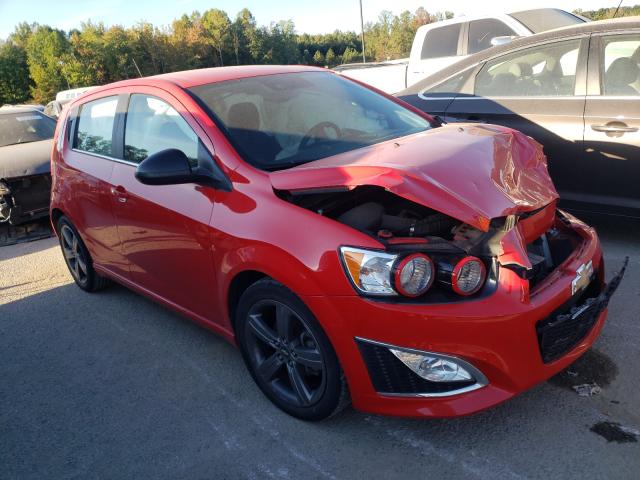 1G1JH6SB3G4135709 - 2016 CHEVROLET SONIC RS RED photo 1