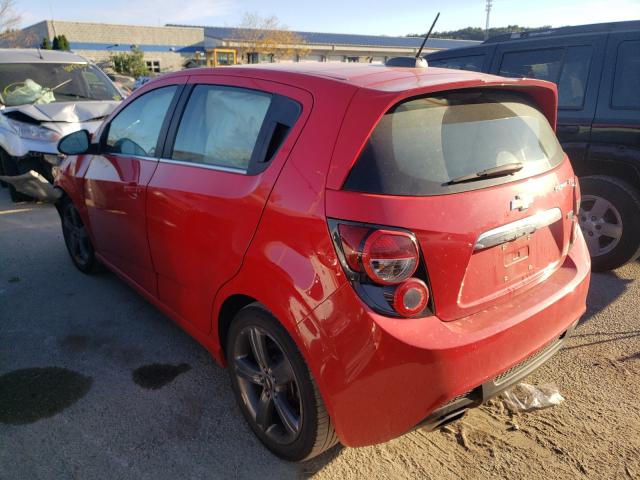 1G1JH6SB3G4135709 - 2016 CHEVROLET SONIC RS RED photo 3