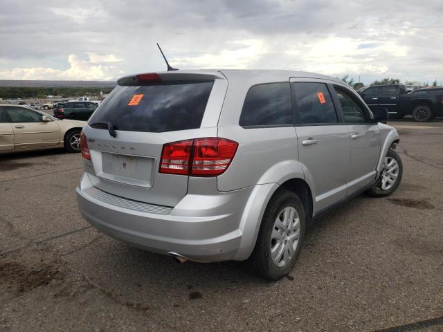 3C4PDCAB2DT710188 - 2013 DODGE JOURNEY SILVER photo 4