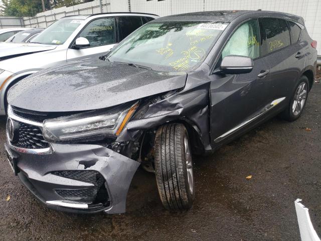 5J8TC2H77LL025015 - 2020 ACURA RDX ADVANC GRAY photo 2