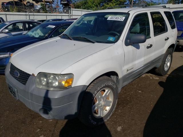 1FMYU95H65KC12161 - 2005 FORD ESCAPE WHITE photo 2