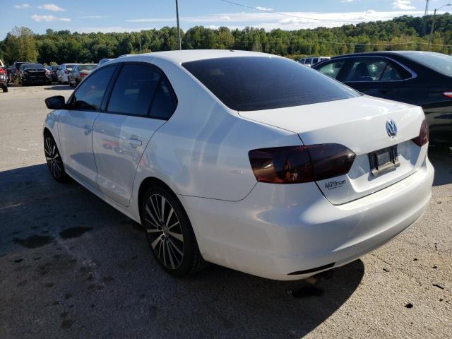 3VW2K7AJ4EM298007 - 2014 VOLKSWAGEN JETTA BASE WHITE photo 3