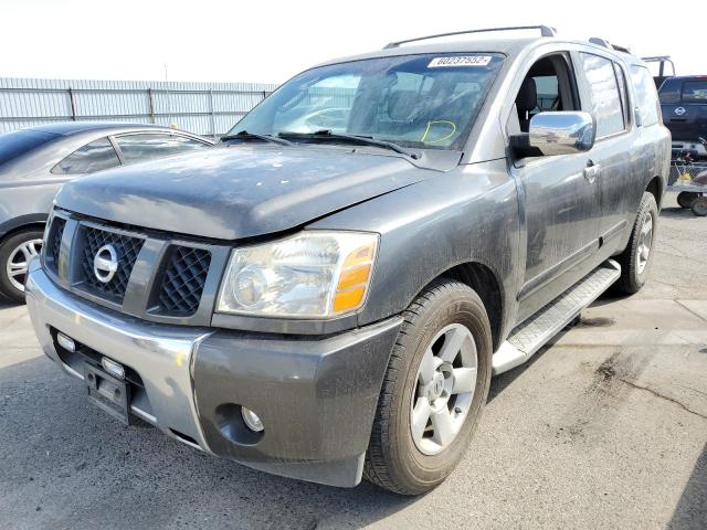 5N1AA08A94N726426 - 2004 NISSAN ARMADA SE GRAY photo 2