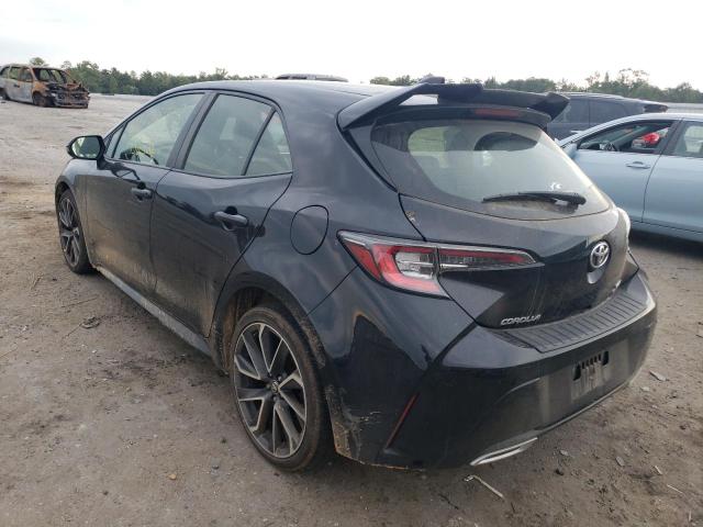 JTNK4RBE2K3031712 - 2019 TOYOTA COROLLA SE BLACK photo 3