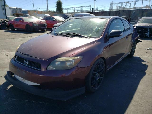 JTKDE167870200155 - 2007 TOYOTA SCION TC 勃艮第红 照片 2