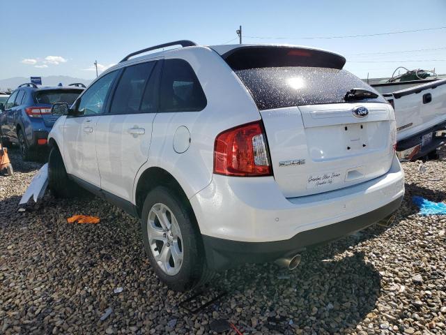 2FMDK4JC1DBB87552 - 2013 FORD EDGE SEL WHITE photo 3