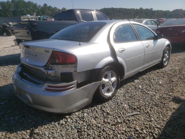 1B3EL46X76N164416 - 2006 DODGE STRATUS SX SILVER photo 4