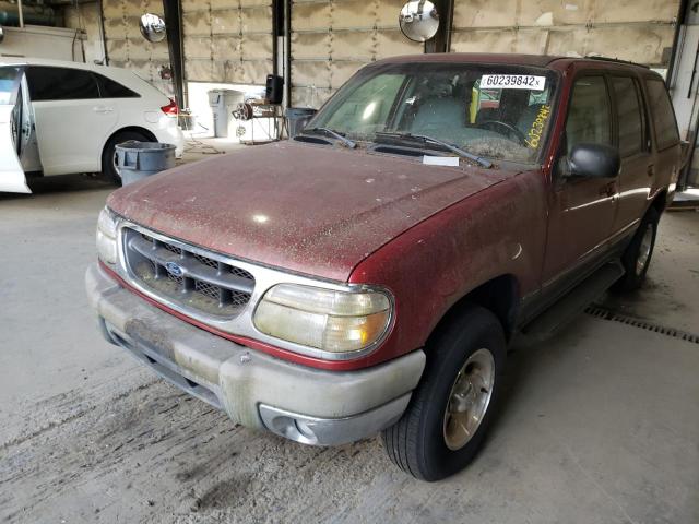 1FMDU34E1XZA36410 - 1999 FORD EXPLORER BURGUNDY photo 2