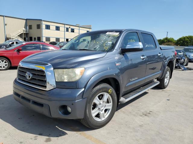 5TFEV58108X043063 - 2008 TOYOTA TUNDRA CRE GRAY photo 2