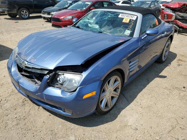 1C3AN65L86X069437 - 2006 CHRYSLER CROSSFIRE BLUE photo 2