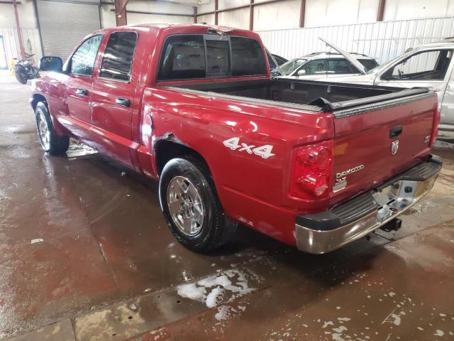 1D7HW48NX6S619376 - 2006 DODGE DAKOTA QUA BURGUNDY photo 3