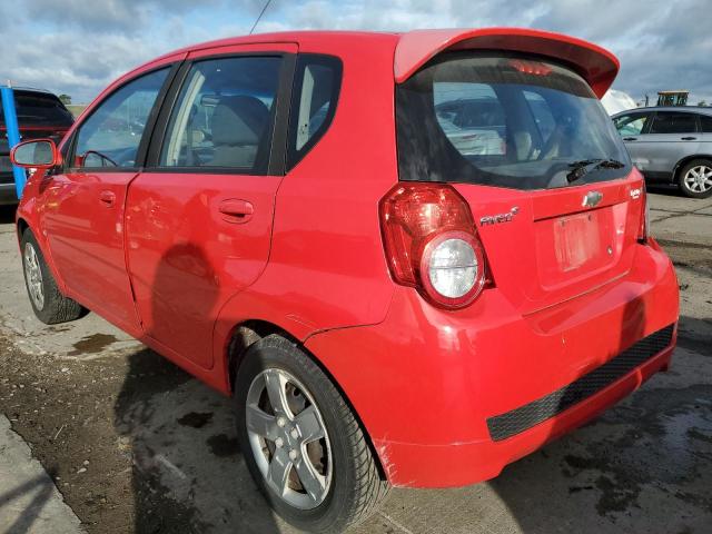 KL1TG66E19B325831 - 2009 CHEVROLET AVEO LT RED photo 3