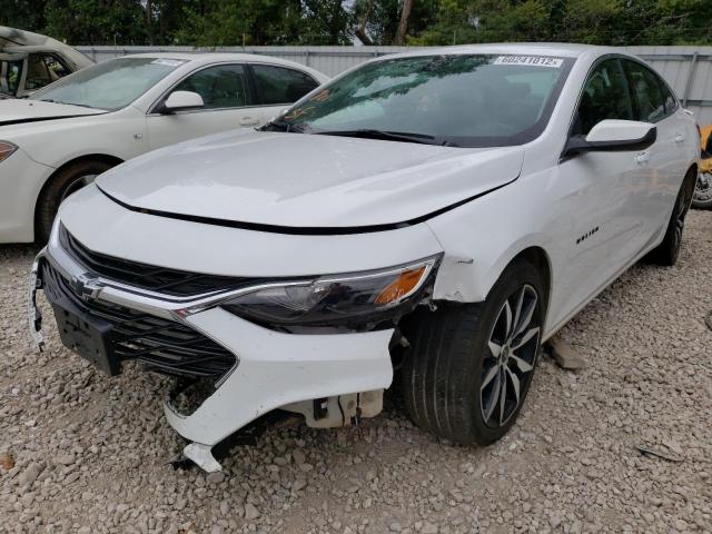 1G1ZG5ST7LF133274 - 2020 CHEVROLET MALIBU RS WHITE photo 2