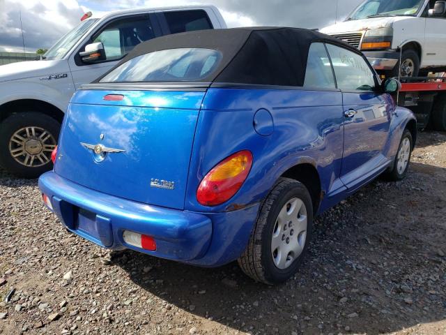 3C3AY75S05T589243 - 2005 CHRYSLER PT CRUISER BLUE photo 4