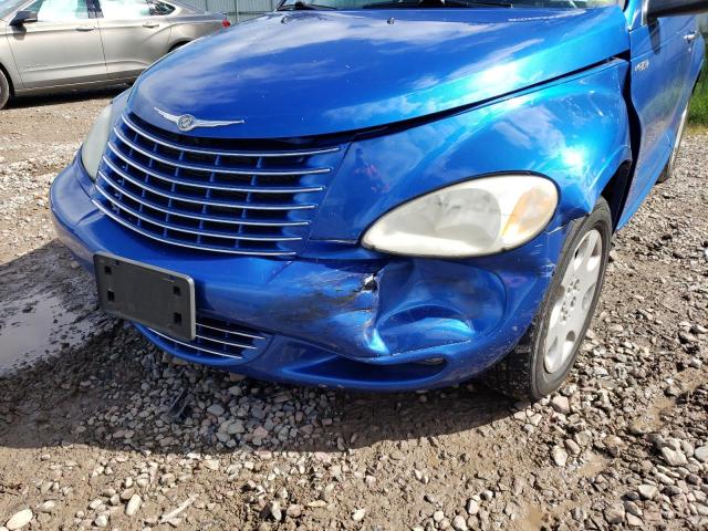 3C3AY75S05T589243 - 2005 CHRYSLER PT CRUISER BLUE photo 9