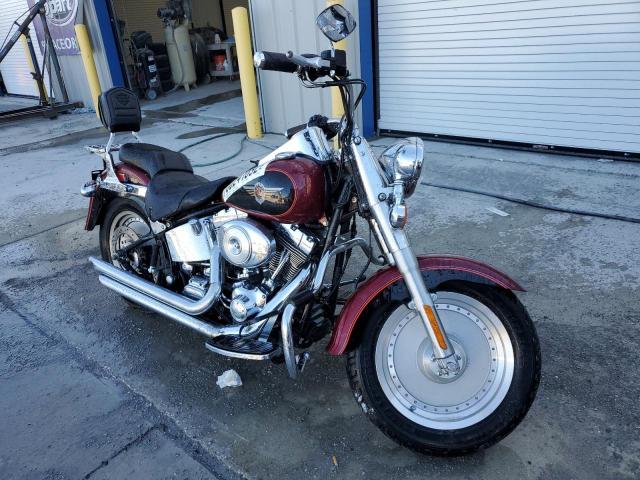 1HD1BMY181Y063562 - 2001 HARLEY-DAVIDSON FLSTF BURGUNDY photo 1