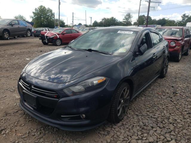 1C3CDFEBXED894575 - 2014 DODGE DART GT CHARCOAL photo 2