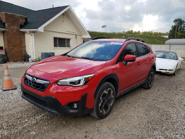 JF2GTHMC0MH349628 - 2021 SUBARU CROSSTREK RED photo 2