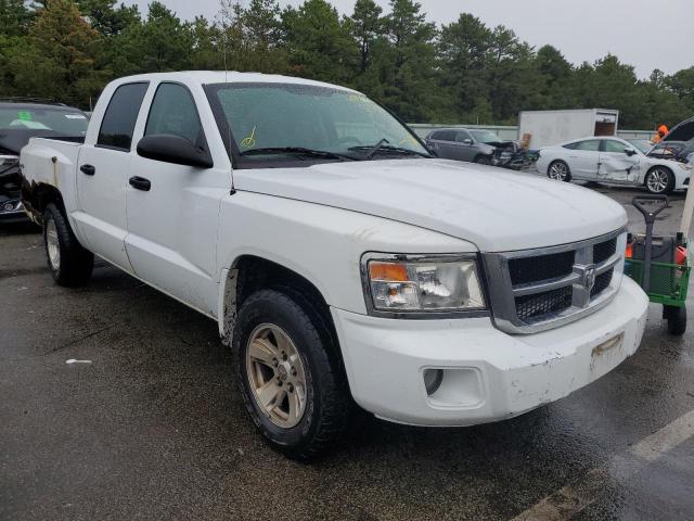 1D7HW48N78S573363 - 2008 DODGE DAKOTA QUA WHITE photo 1