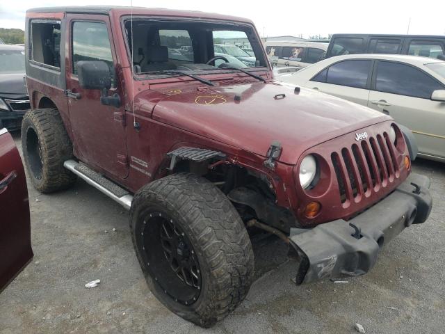 1J4AA2D19AL105730 - 2010 JEEP WRANGLER S MAROON photo 1
