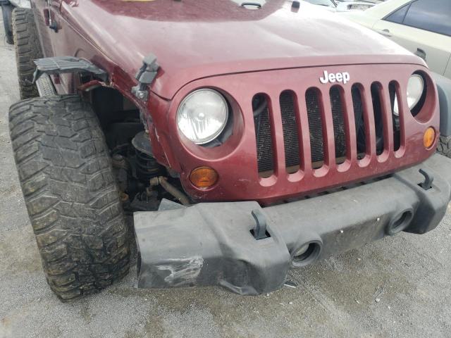 1J4AA2D19AL105730 - 2010 JEEP WRANGLER S MAROON photo 10