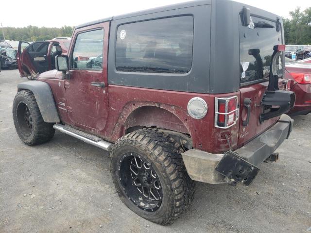 1J4AA2D19AL105730 - 2010 JEEP WRANGLER S MAROON photo 3
