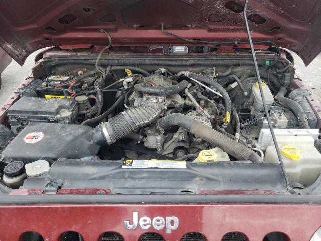 1J4AA2D19AL105730 - 2010 JEEP WRANGLER S MAROON photo 7