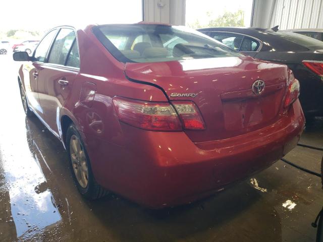 4T4BE46K08R046640 - 2008 TOYOTA CAMRY CE RED photo 3