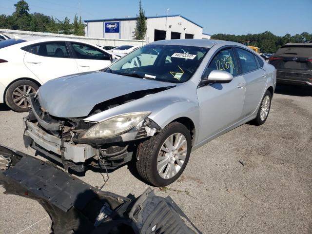 1YVHZ8CH4A5M48958 - 2010 MAZDA 6 I SILVER photo 2