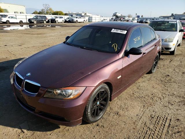 WBAVB135X6PT06570 - 2006 BMW 2 SERIES BURGUNDY photo 2