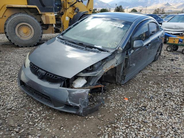 2HGFA15869H502808 - 2009 HONDA CIVIC EX SILVER photo 9