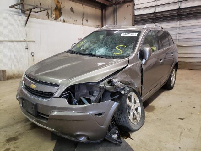 3GNFL4E51CS622172 - 2012 CHEVROLET CAPTIVA SP TAN photo 2