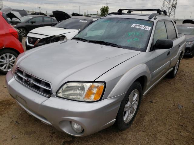 4S4BT62C137112811 - 2003 SUBARU BAJA SPORT SILVER photo 2