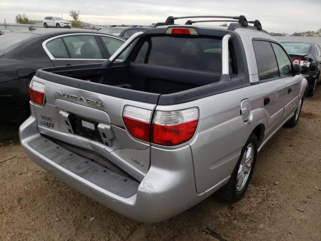 4S4BT62C137112811 - 2003 SUBARU BAJA SPORT SILVER photo 4