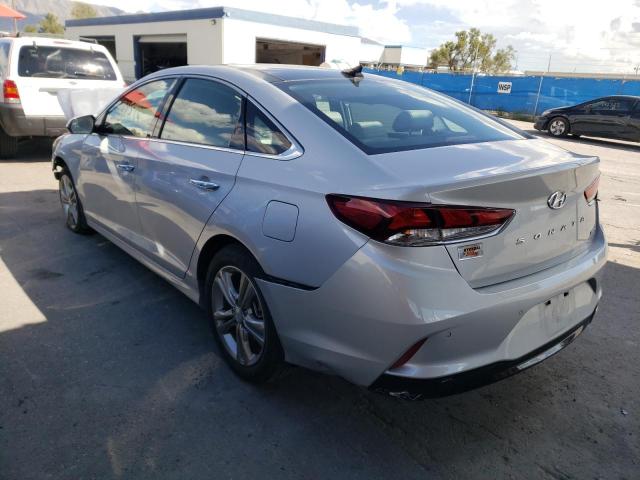 5NPE34AF8KH808707 - 2019 HYUNDAI SONATA LIM SILVER photo 3