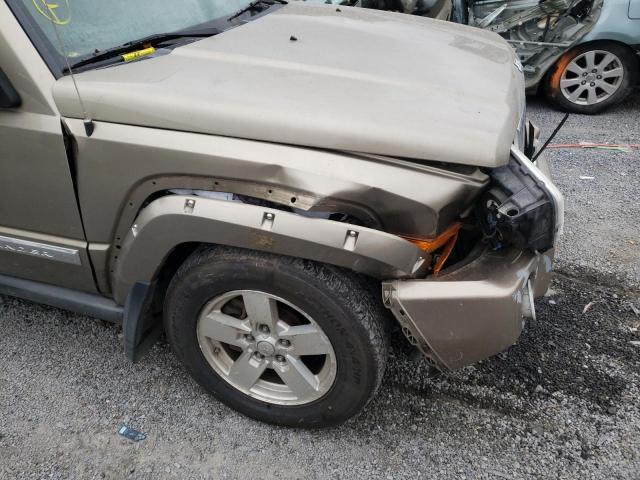 1J8HG58256C319928 - 2006 JEEP COMMANDER თაფლისფერი ფოტო 9