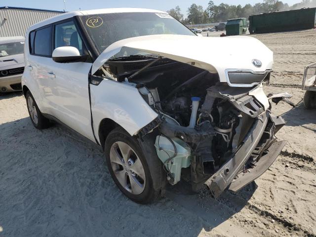 KNDJN2A25E7040932 - 2014 KIA SOUL WHITE photo 1