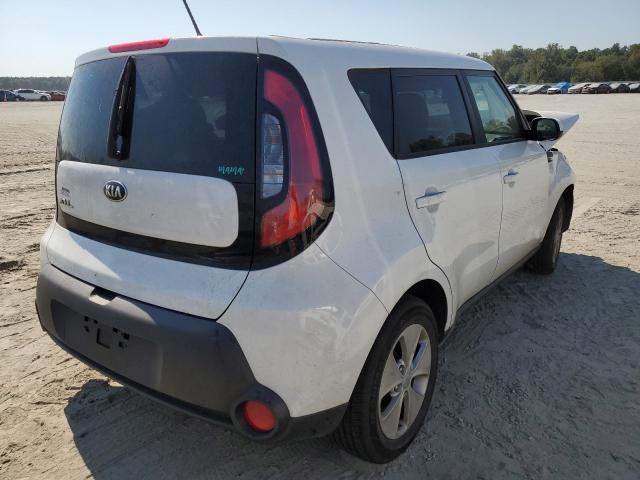 KNDJN2A25E7040932 - 2014 KIA SOUL WHITE photo 4