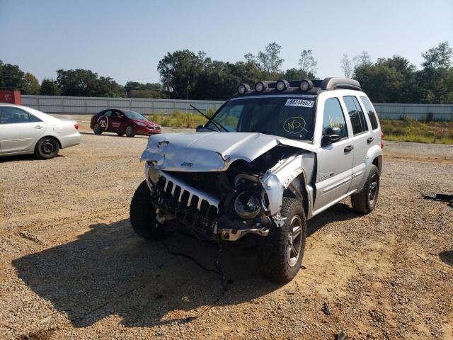 1J4GL38KX3W634568 - 2003 JEEP LIBERTY RE SILVER photo 2