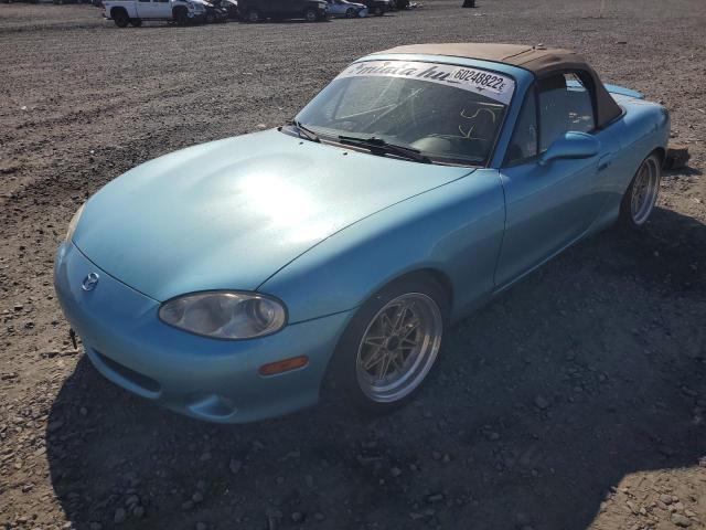 JM1NB353920222169 - 2002 MAZDA MIATA TURQUOISE photo 2