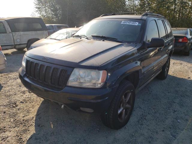 1J8GW68J13C531457 - 2003 JEEP GRAND CHER BLACK photo 2