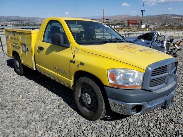 3D6WR26D36G188193 - 2006 DODGE RAM 2500 S Դեղին լուսանկար 1