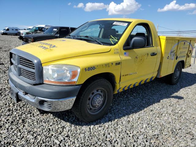 3D6WR26D36G188193 - 2006 DODGE RAM 2500 S Դեղին լուսանկար 2