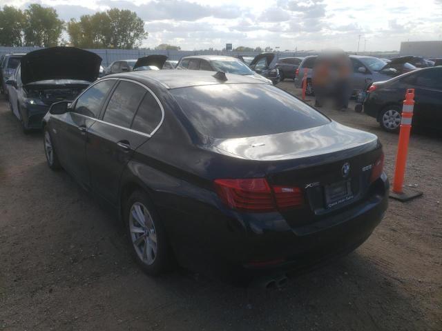 WBA5A7C58ED620479 - 2014 BMW 528 XI BLACK photo 3